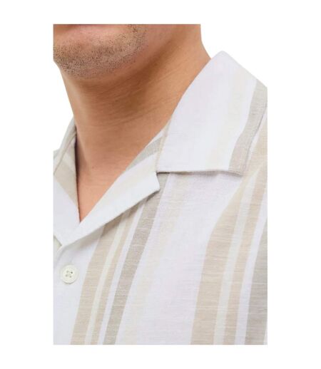 Chemise Motif/style À Rayures Homme Travertin Jack And Jones