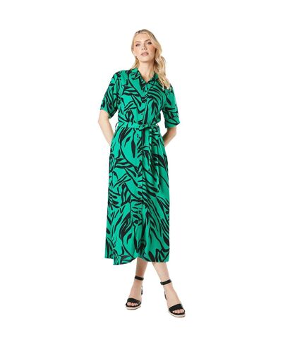 Robe chemisier femme vert Principles