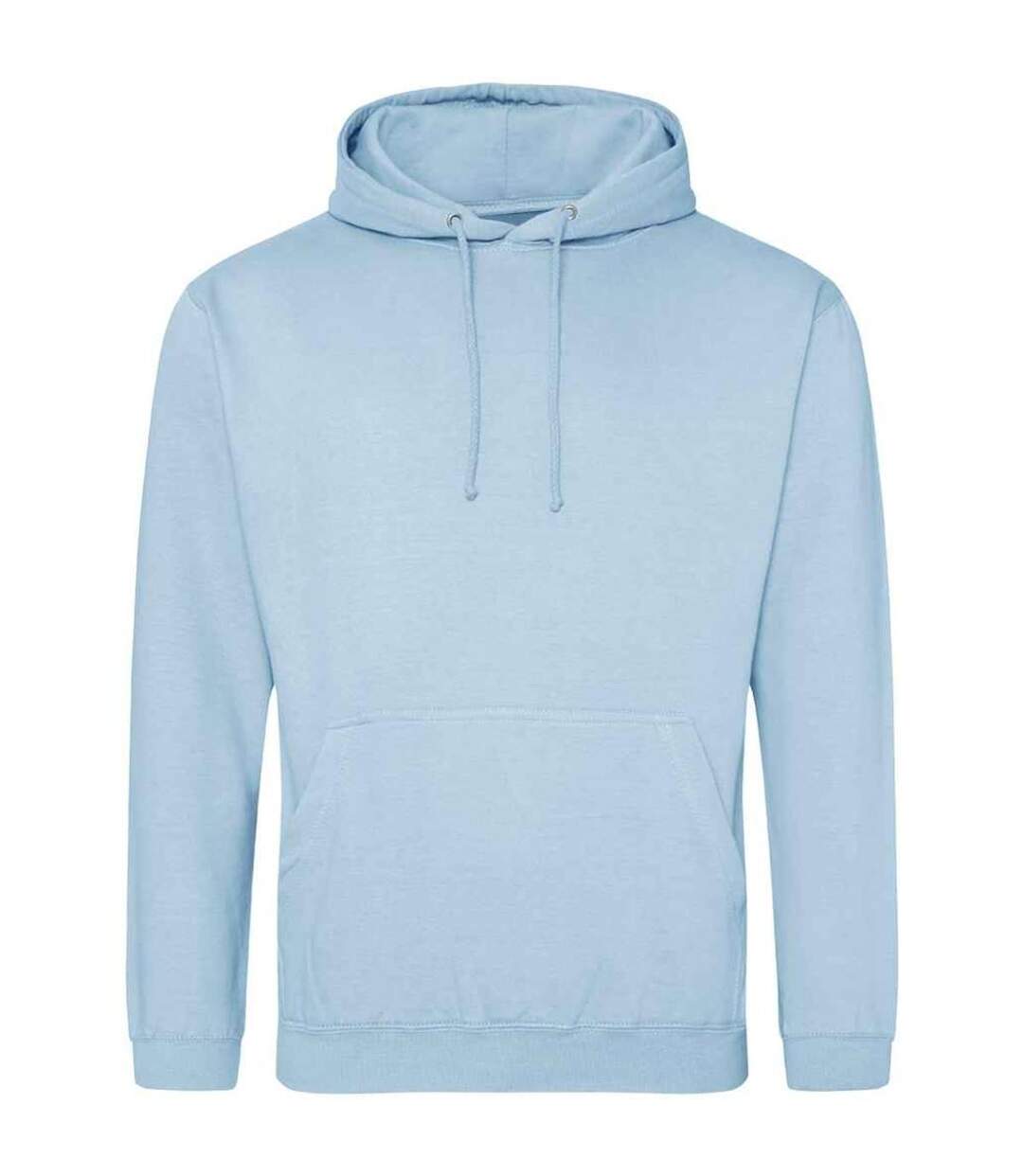 Unisex adult college hoodie ice blue Awdis-1