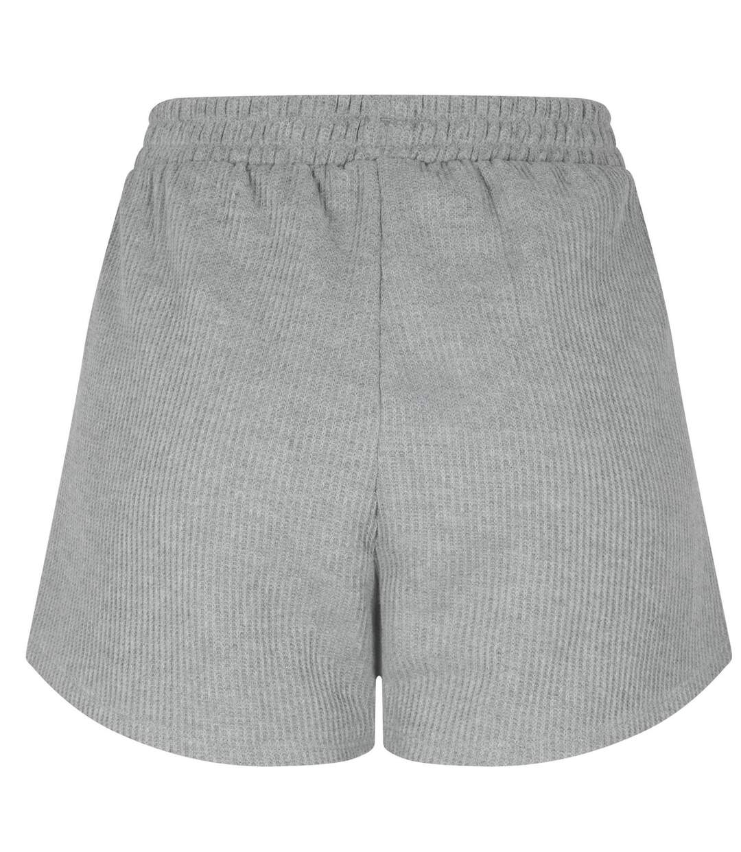 Short De Jogging Femme Gris Moyen Reebok-2