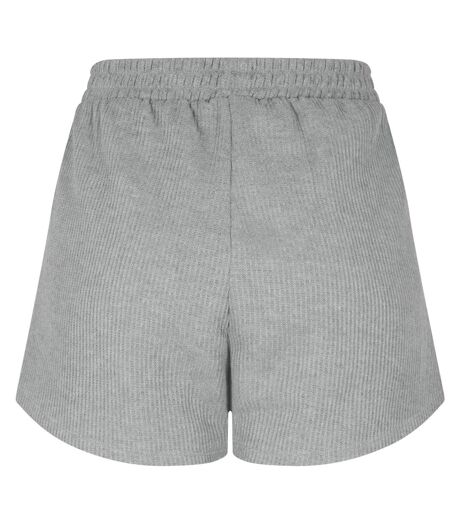 Short De Jogging Femme Gris Moyen Reebok
