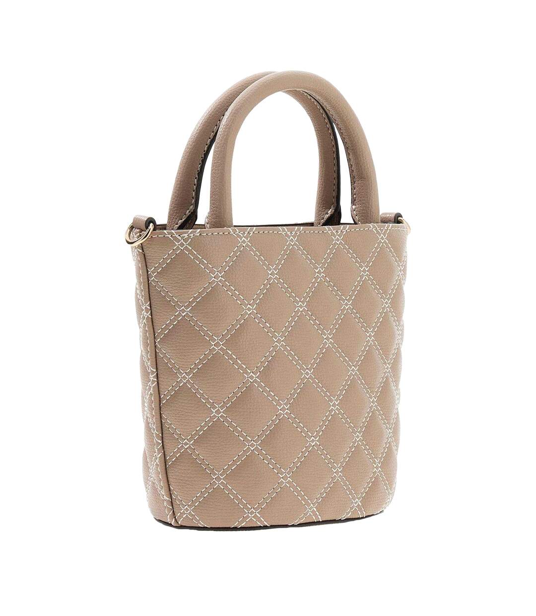 Sac Bandoulière Motif/style Matelassé Giully Femme Taille Unique Taupe Foncé Guess-2