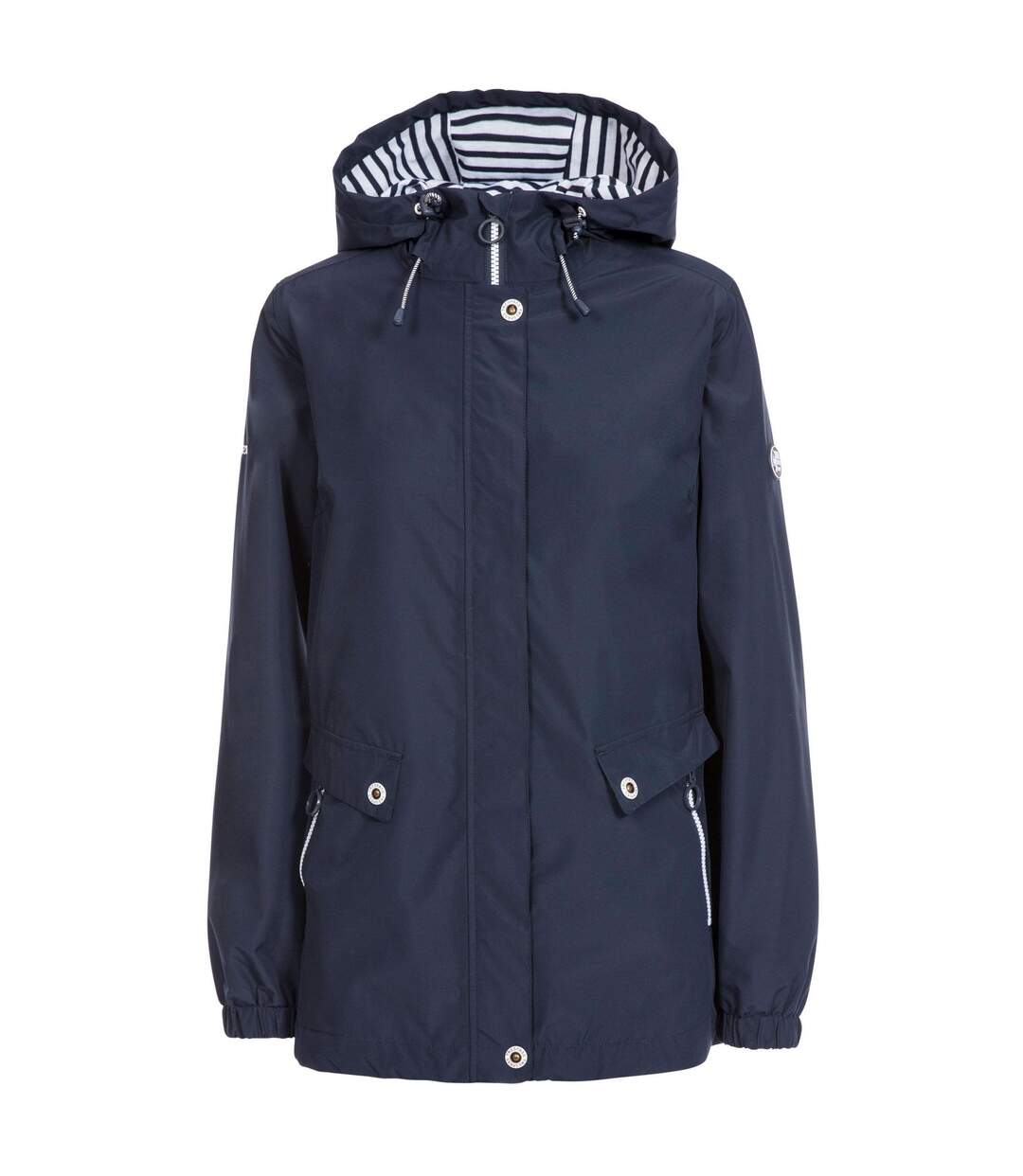 Womens/ladies Flourish Waterproof Jacket Navy Trespass-2