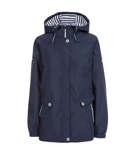 Womens/ladies Flourish Waterproof Jacket Navy Trespass