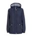 Womens/ladies Flourish Waterproof Jacket Navy Trespass-2