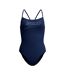 Maillot De Bain 1 Pièce À Bretelles Fines Motif/style Logo Femme Bleu Marine Speedo-2