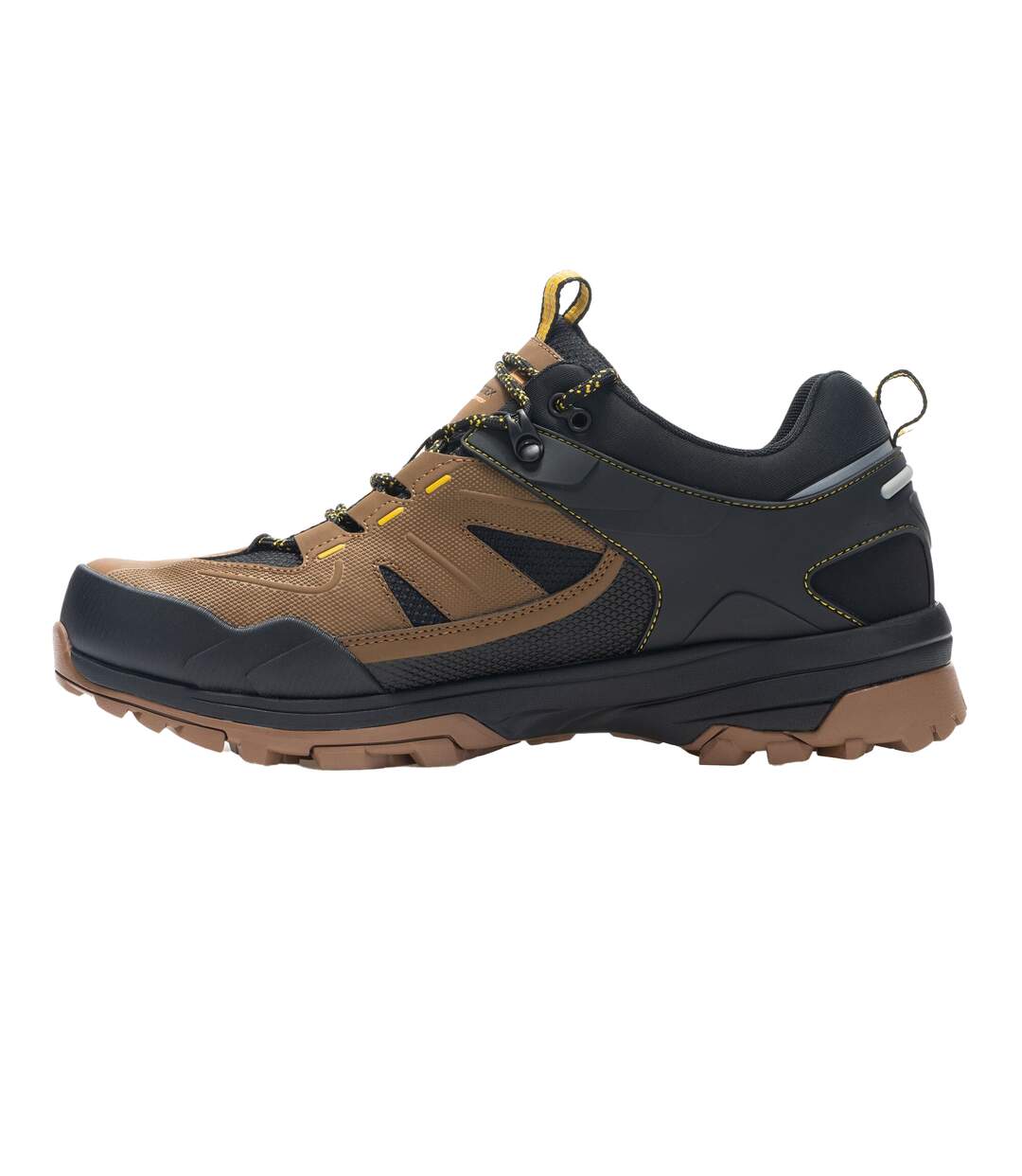 Chaussures De Marche Regen Homme Marron Jaune Or Regatta-3