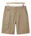 Short homme MAYFLOWER 710099U001 camel marron : la solidité du polycoton pour un look aventurier-2