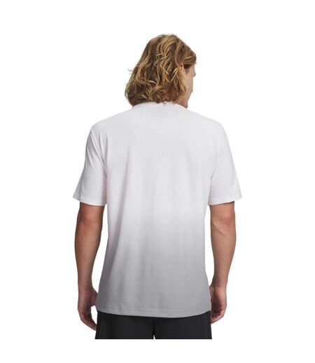 T-shirt Motif/style Logo Empilé Homme Blanc Under Armour