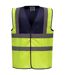 Gilet Haute Visibilité Adulte Bleu Marine Jaune Fluo Yoko-1