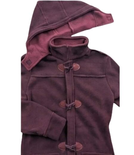 Manteau Polaire Femme style Caban SLOVENIE1B MAYFLOWER – Bordeaux