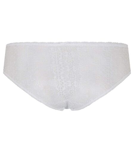 Womens/ladies Floral Lace Hipster Briefs Cloud White Ralph Lauren