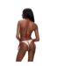 Bas De Maillot De Bain Motif/style À Pois Bella Hadid Mackenzie Femme Rouge Clair Frankies Bikinis-3