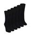 6 Pack Ladies Bamboo Non Elastic Socks Soft Breathable Everyday Comfort-1