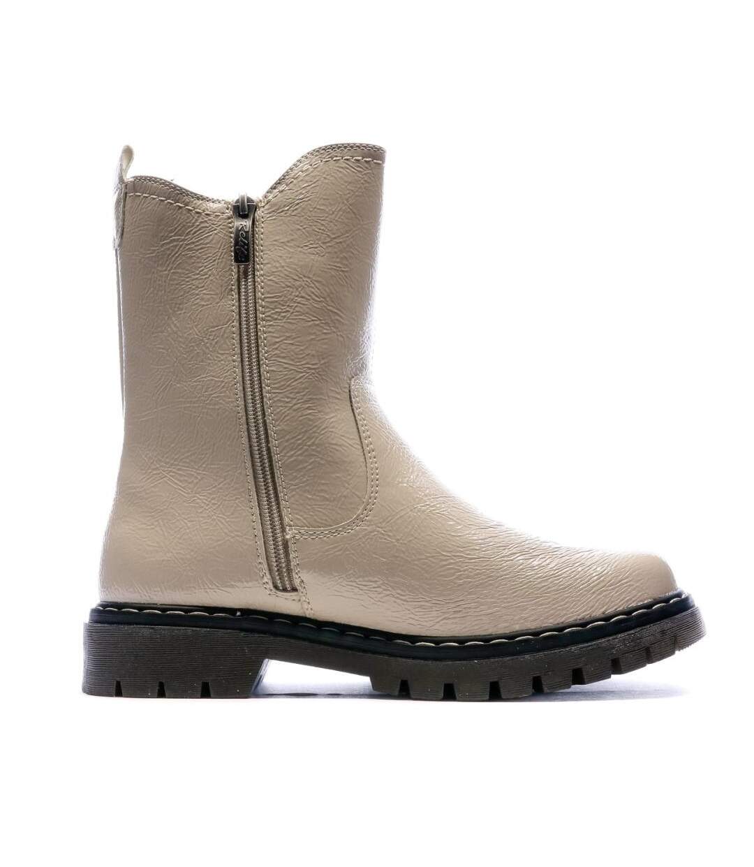 Bottines beige femme relife jeklore-2