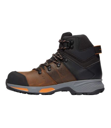 Mens switchback safety boots dark brown Timberland Pro