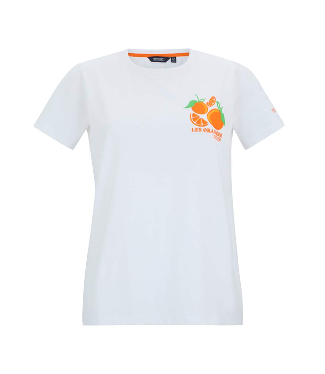 Womens/ladies Filandra Vx Orange T-shirt White Regatta-2