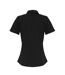 Premier Womens/Ladies Stretch Short-Sleeved Formal Shirt (Black)