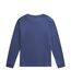 Womens/ladies adriana mystic organic long-sleeved top dark blue Animal