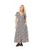 Robe mi-longue femme noir / blanc Dorothy Perkins