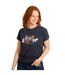 T-shirt walkies femme bleu marine Weird Fish-3