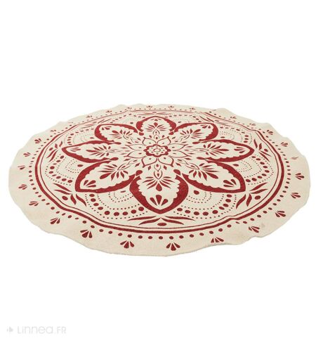 Tapis de salon rond PATIO motif mandala