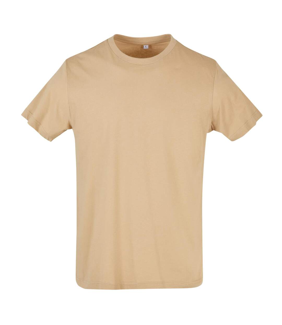 T-shirt Basic Homme Beige Build Your Brand-1