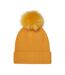 Bonnet jaune femme vero moda beanie-1