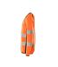 Sweat Motif/style Deux Tons Accelerate Safe Premium Homme Orange Fluo Anthracite Foncé Mascot-3
