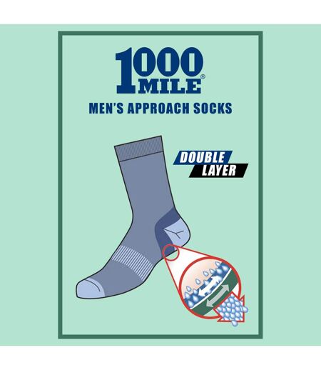 1 Pack Mens Approach Repreve Double Layer Socks