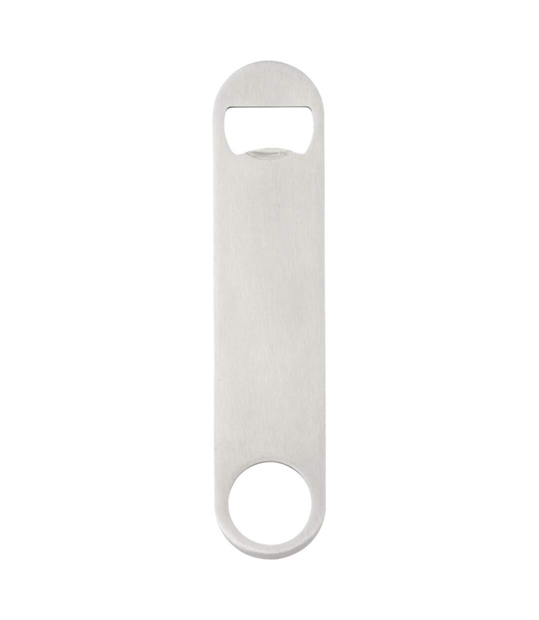 Paddle bottle opener 18 x 4 x 0.2 cm silver Bullet-1