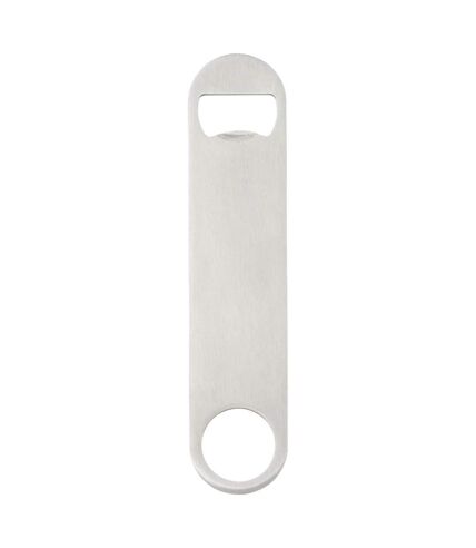 Paddle bottle opener 18 x 4 x 0.2 cm silver Bullet