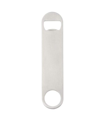 Paddle bottle opener 18 x 4 x 0.2 cm silver Bullet