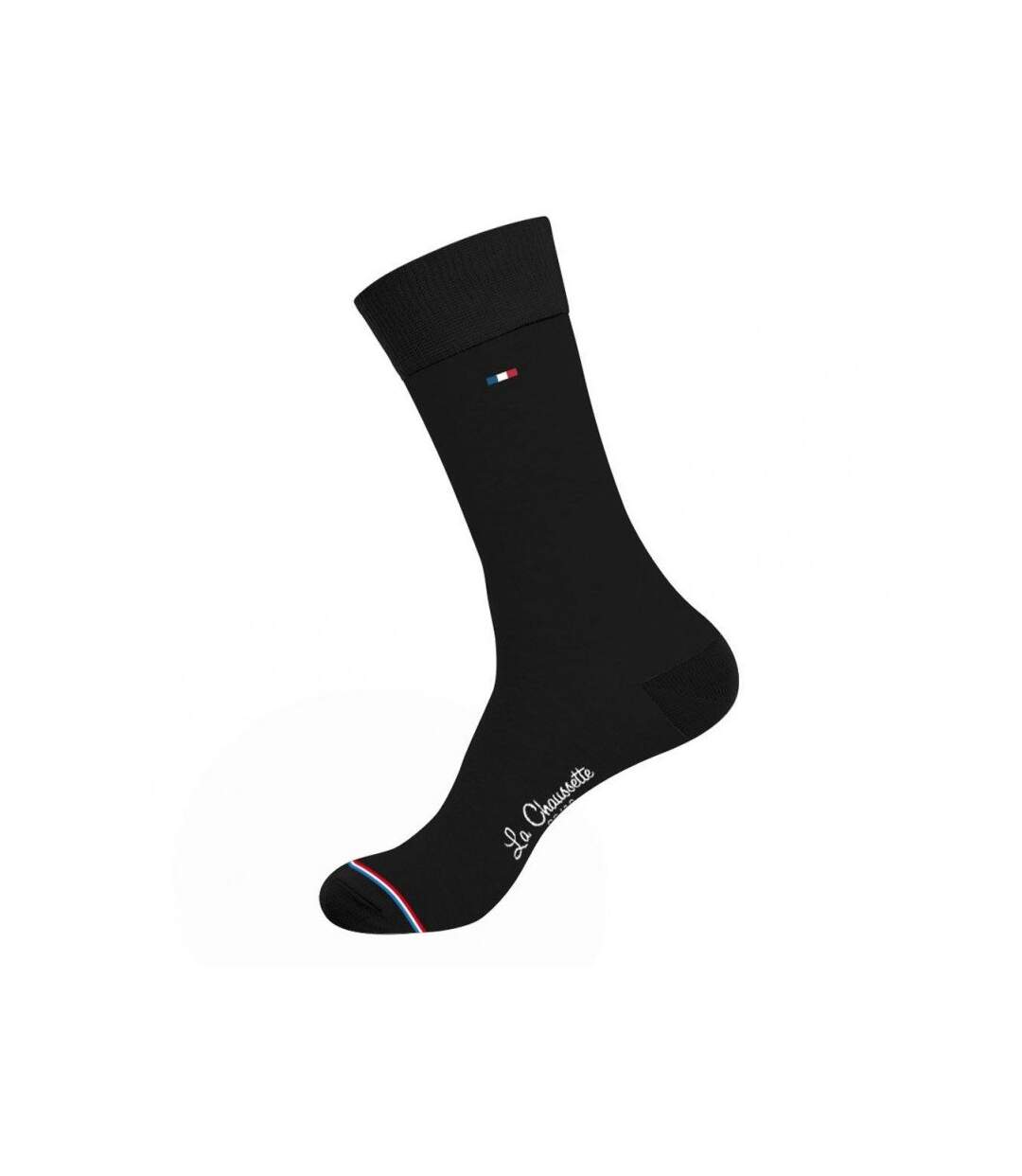 LA CHAUSSETTE MADE IN FRANCE Chaussettes Homme Coton ASS1 Noir-1