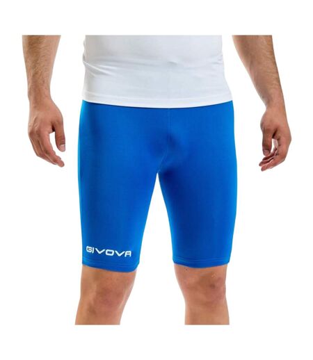 Cuissard De Cyclisme Motif/style Logo Homme Bleu Givova