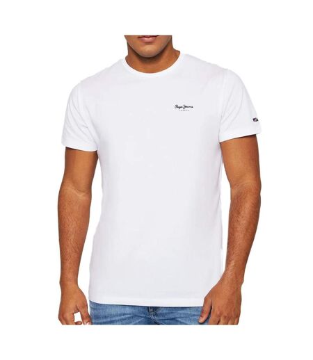 T-shirt blanc homme pepe jeans original basic