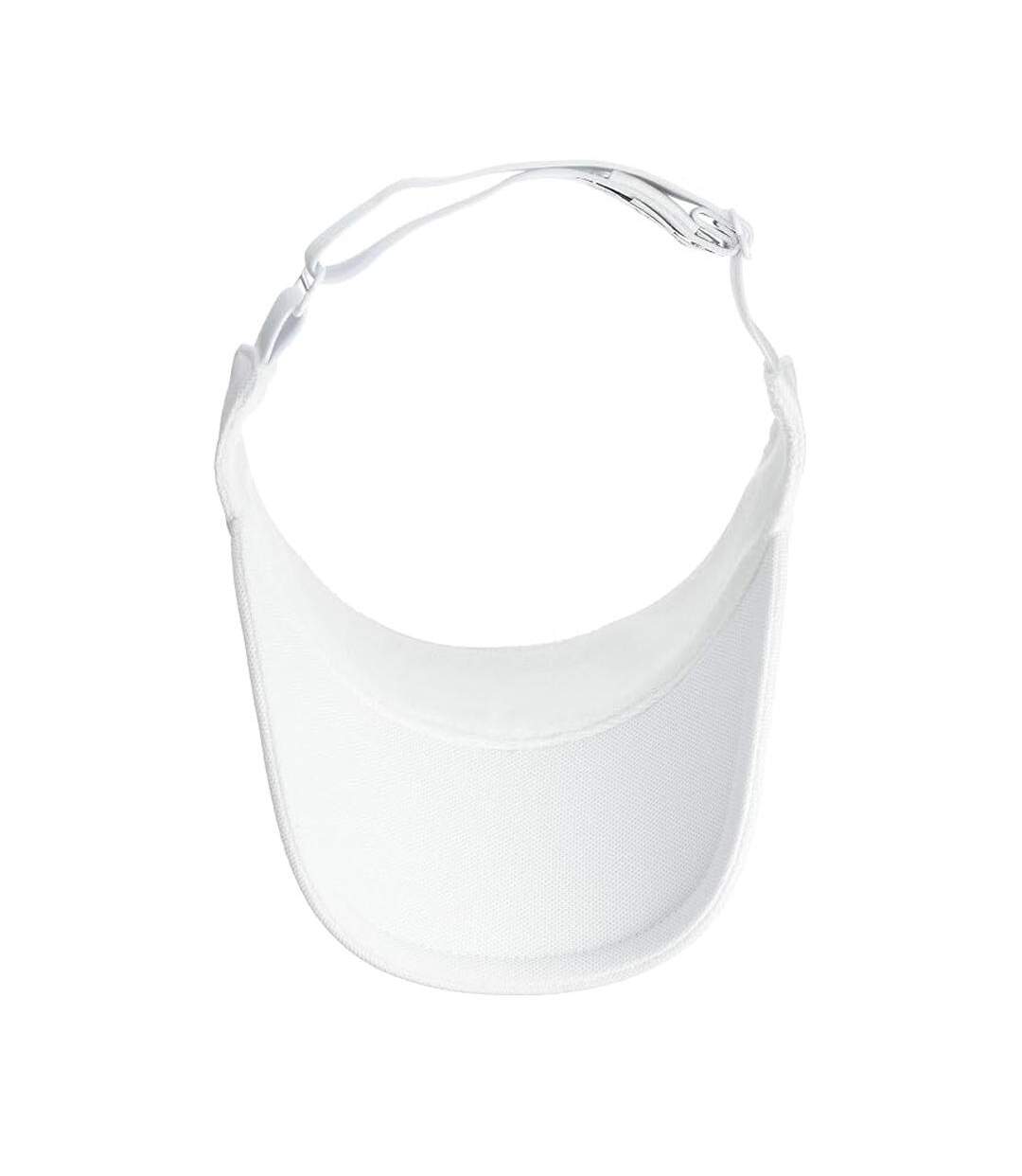 Visière sport blanc lacoste taffetas diamanté-2