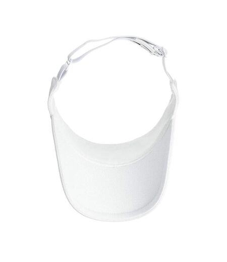 Visière sport blanc lacoste taffetas diamanté