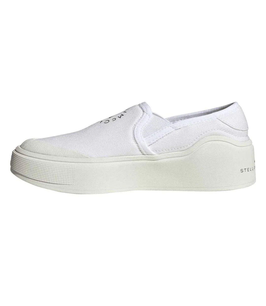 Mens Stella Mccartney Canvas Low Shoes White Adidas-3
