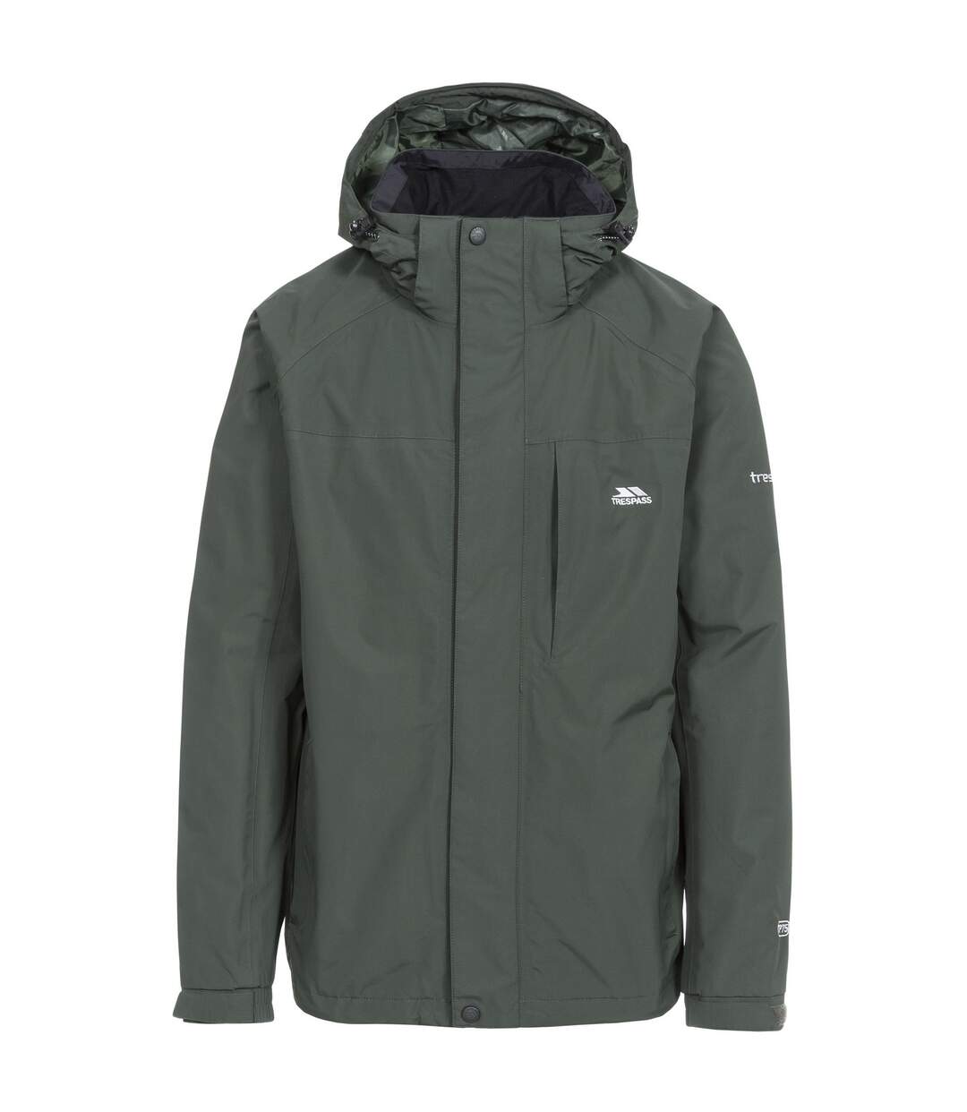 Trespass Mens Edwards II Waterproof Jacket (Olive) - UTTP4118-2