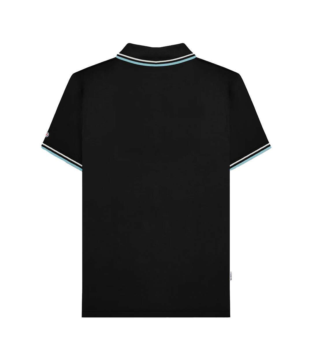 Polo Homme Noir Beige Bleu Clair Lambretta-2