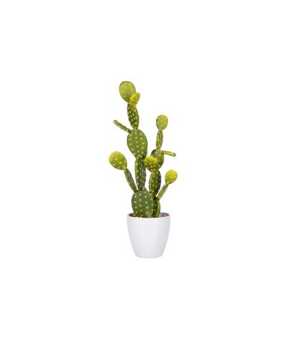 Plante Artificielle Figue de Barbarie 57cm Vert