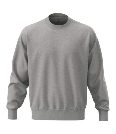 Unisex Adult Heather Heavyweight Sweatshirt Heather Grey Next Level Apparel
