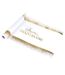 Chemin de Table Jetable Birthday 28cmx5m Blanc & Or-1
