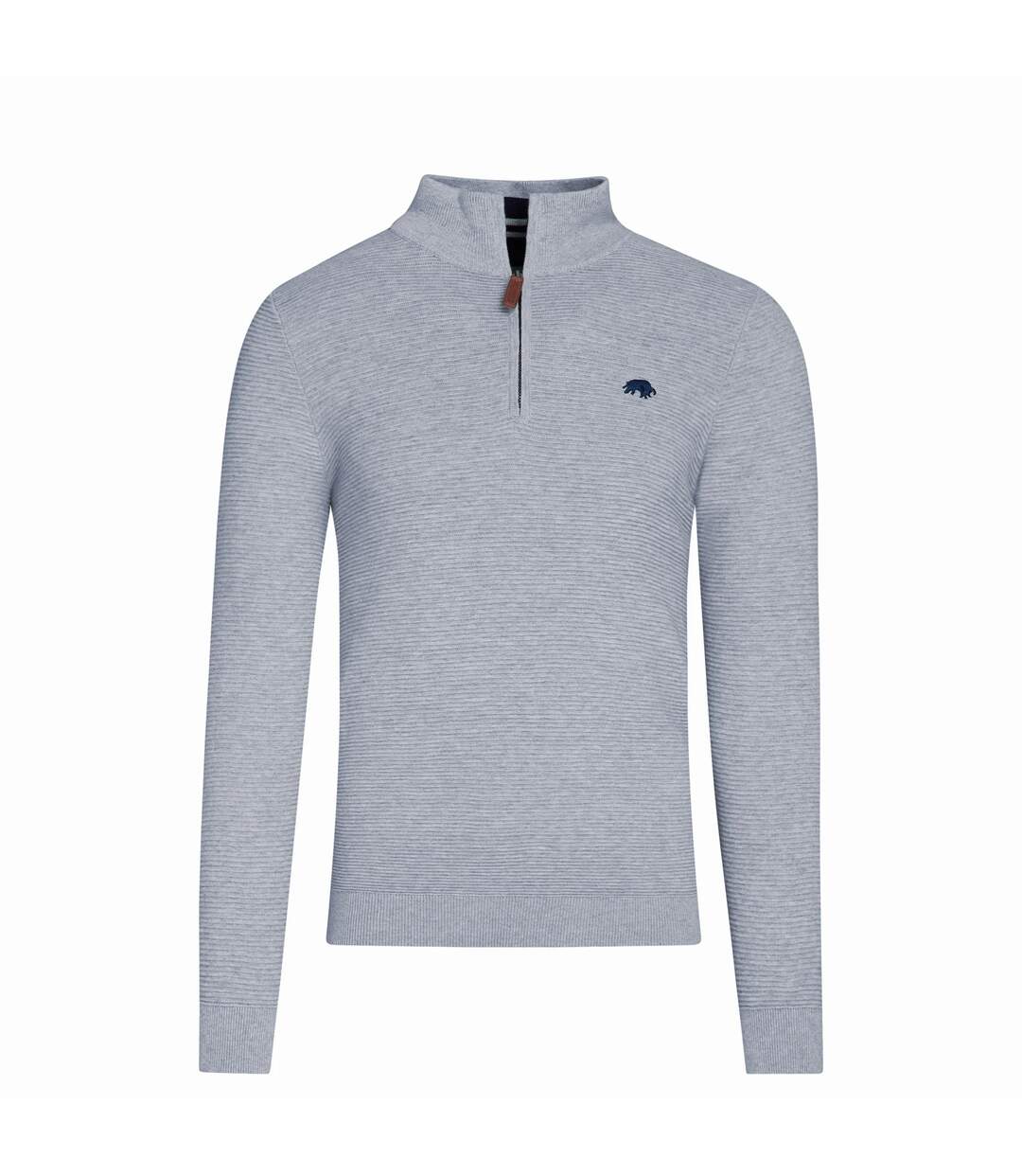 Pull homme gris chiné Raging Bull-1