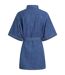 Womens/ladies Denim Collared Boxy Mini Shirt Dress Medium Blue Calvin Klein-3