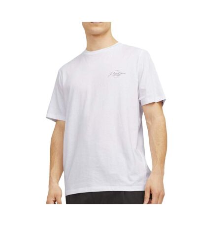 T-Shirt blanc/noir homme jack & jones ferris - l