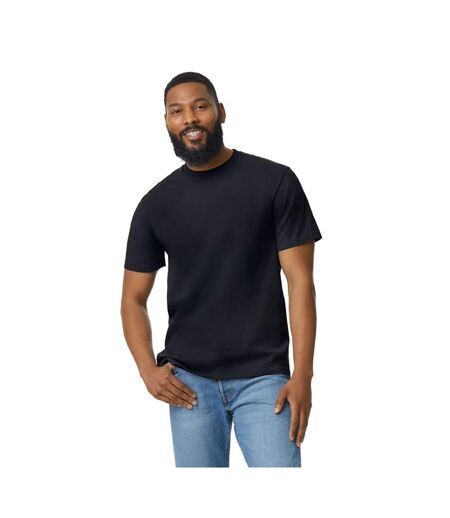 T-shirt Uni Manches Courtes Softstyle Homme Noir Gildan