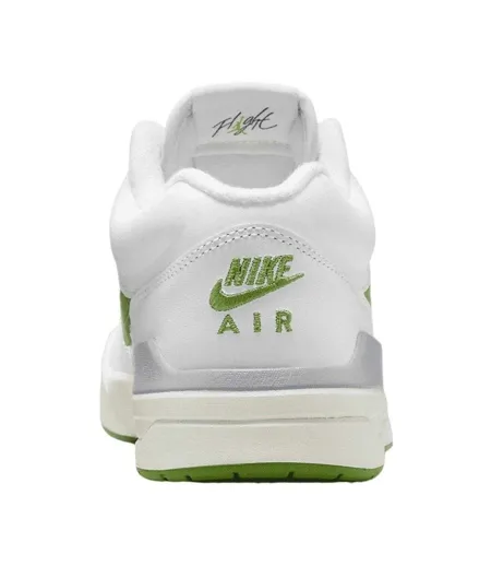 Womens/ladies Air Jordan Stadium 90 Leather Trainers White Green Nike