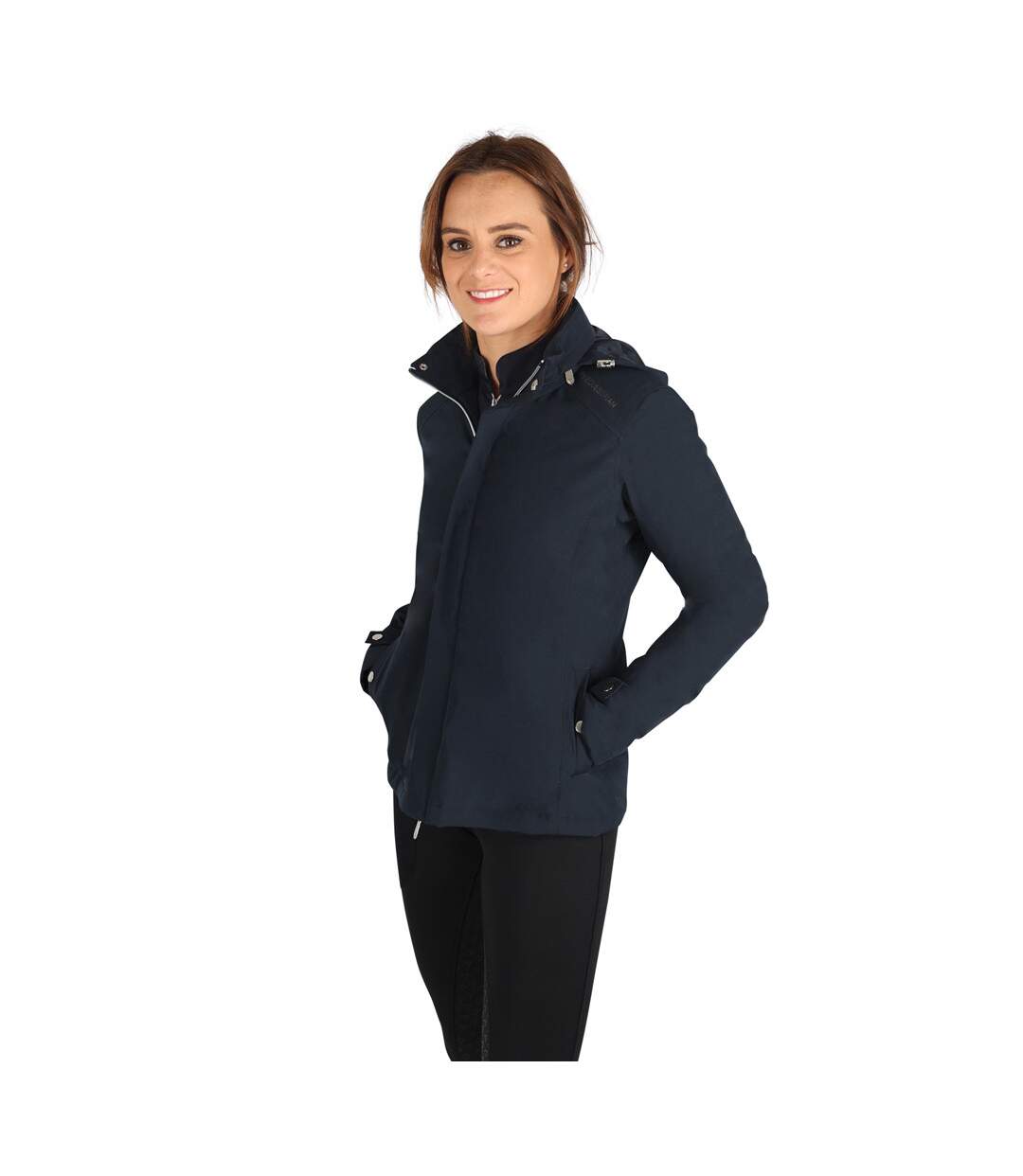 Veste imperméable elevate femme bleu marine Hy